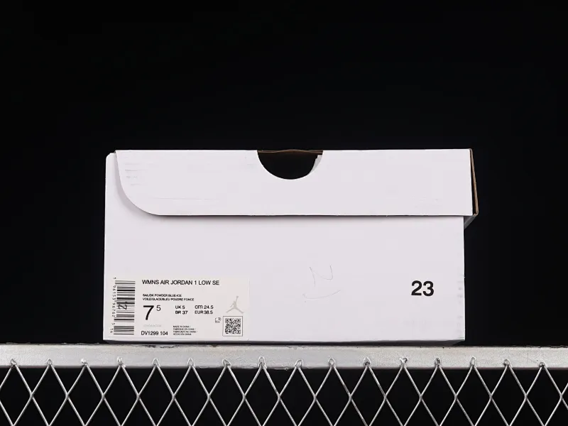 All categories Air Jordan Jordan series basketball shoes Air Jordan 1 Low Z version Air Jordan 1 Low AJ1 Joe 1 ice blue low-top cultural and leisure sports sneakers DV1299-104
